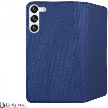 Telone atverčiamas dėklas - mėlynas (Samsung S22 Plus)